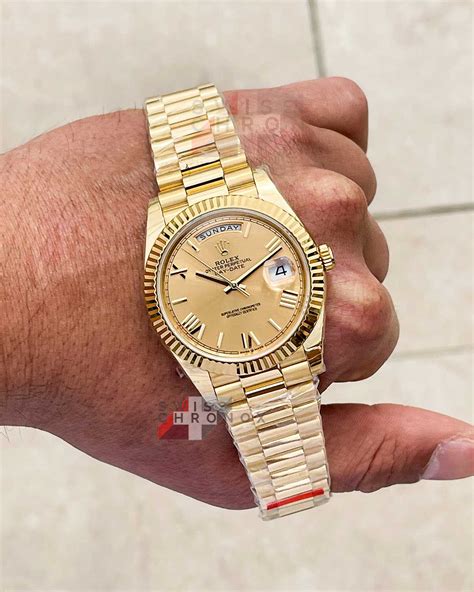 champagne dial rolex